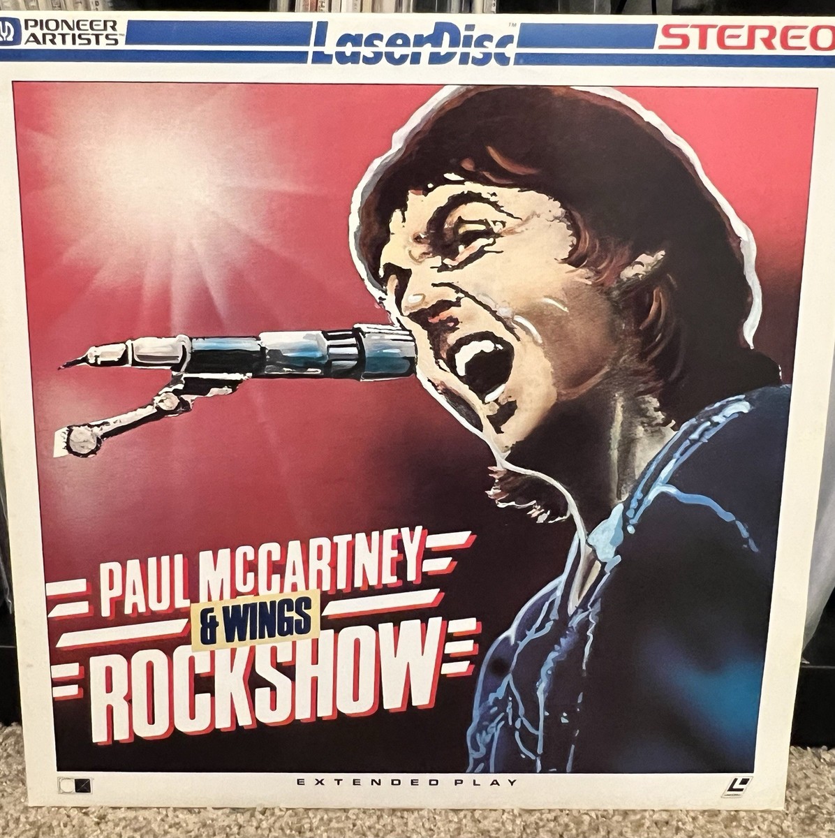 ミュージシャン WINGS DVD Paul McCartney & Wings Rockshow Laserdisc JAPAN Laser Disc