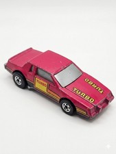 Vintage Hot Wheels 85 Maroon Buick Regal Hood Basher - Crack-ups Works. 1984 Hk
