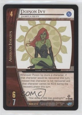 2004 VS System DC Origins 1st Edition Poison Ivy (Pamela Isley) #DOR-074
