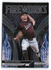 2021 Panini Prizm Draft Picks #F-BS Brock Selvidge Fireworks