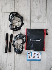 Crampons Ice Cleats Traction Snow Grips for Boots Shoes Women Men Anti Slip Sz M