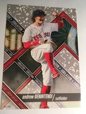 2017 Topps High Tek Jubilation 5x7 Andrew Benintendi Red Sox JABE #'d /49