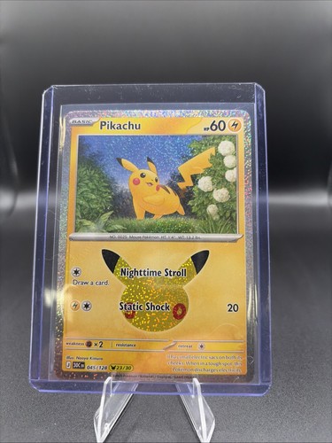 Pikachu set 23/30 Celebration Pokemon 30th Anniversary TCG limited edition