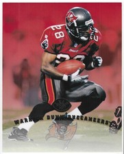 Warrick Dunn 1997 LEAF NFL SIGNATURE SERIES 8x10 JUMBO ROOKIE CARD Buccaneers RC. rookie card picture