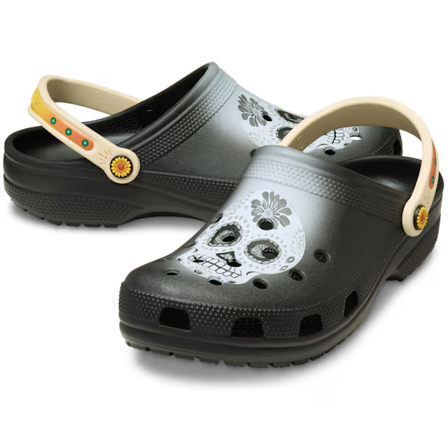 NEW Crocs Classic Day of the Dead Clog | Men Sizes 4 - 13  display picture 3