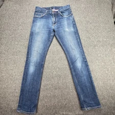 Tommy Hilfiger Denton Straight Leg Jeans 30 x 32 (30x31) Med Wash
