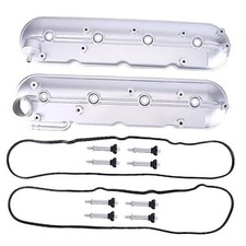 2PCS Engine Valve Cover w/Gaskets for Chevy Tahoe Silverado Suburban 1999-2008
