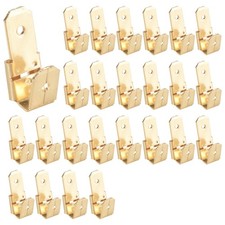 25 Pcs Piggyback Spade Connectors, 3 Way Adapter Dual Male to Single Female8437