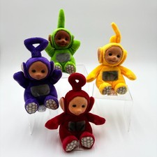 Teletubbies Plush Beanbag Lot of 4 Spin Master 2016 Tinky Winky Dipsy Laa-Laa Po