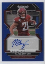 2023 Panini Prizm Draft Picks 2022 Update Blue /149 Max Borghi #RA-MBO Auto 0c2