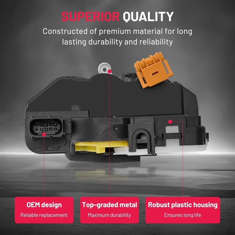 Door Lock Actuator for Chevrolet Equinox 2011-2017 Buick Allure Cadillac Rear LH - Изображение 3 из 4