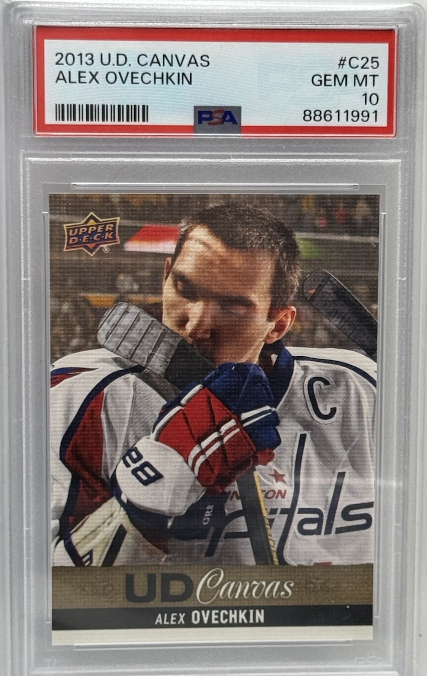 2013-14 Upper Deck UD Canvas Alex Ovechkin #C25 PSA 10 GEM MT