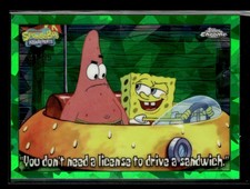 2025 Topps Chrome Sapphire Spongebob Squarepants Green /99 #14 [ann3