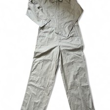 Dickies Women's Tan Khaki Twill One Piece Coveralls NWT