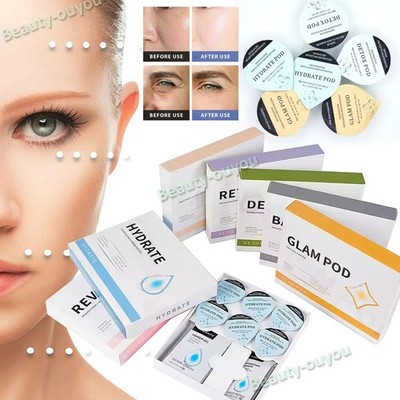 Glam Pod for Aqua Facial Machine CO2 Pods Bubble Skin Care Revive Capsules Gel