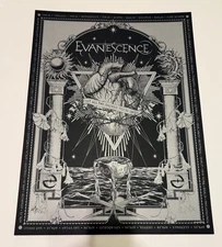 Evanescence Will Of The People 2023 Official Tour Poster 🎵