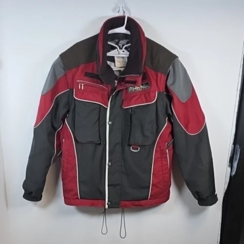 Phenix Mens XL DiAPLEX Ski Jacket Red Grey Black Waterproof Winter Snowboard Top - product listing photo