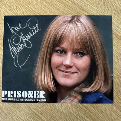 Gefangenenzellenblock H 8x10 signiertes Foto Tina Bursill
