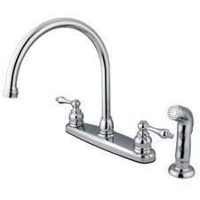 Kingston Brass KB72.ALSP Vintage 1.8 GPM Standard Kitchen Faucet - Chrome