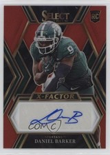 2023 Select Draft Picks X-Factor Signatures Red Prizm Daniel Barker Auto 1lj7