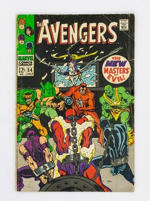 The Avengers #54 Marvel Comics Fair condition July 1968 First Cameo of Ultron