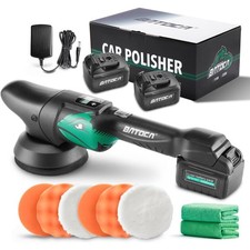 Batoca S2 Cordless Random Orbital Polisher Buffer 2pcs 4.0ah Batteries