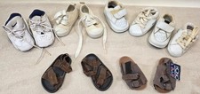 Lot of 6 Pairs of Unisex Kids Baby Shoes Size 1 2 3 Nike Gerber Sandals Baby Gap