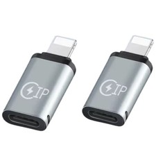 USB-C to IOS 8-Pin Female Adapter Converter Accessory for IPhone Androind Lot