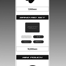 Kim Jaejoong Portable Pouch Set with Band and Socks - New