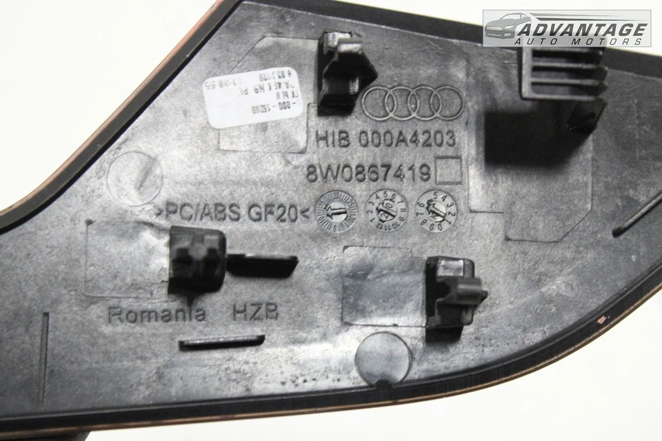 2019-2024 AUDI A4 QUATTRO B9 REAR LEFT SIDE INTERIOR DOOR TRIM COVER MOLDING OEM - Image 4 of 4