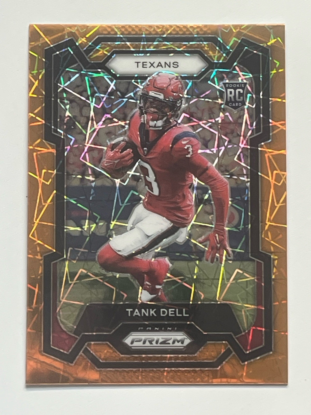 2023 Panini Prizm - Rookies Tank Dell #341 Lazer Prizm (RC)