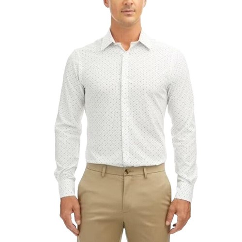 michael kors fine gauge knit dress shirt Men's Fine Gauge Knit Slim Fit Dress Shirt by MICHAEL KORS