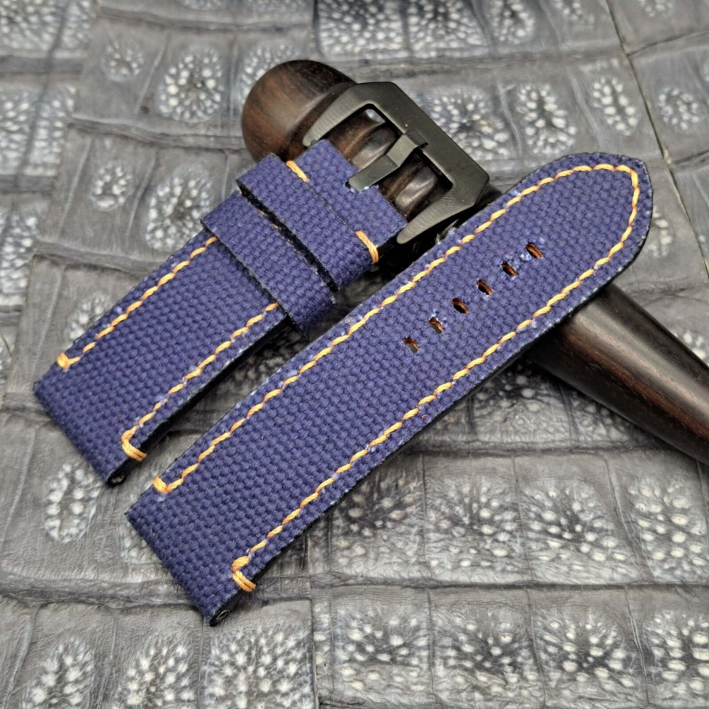 26mm/26mm Canvas Watch Strap Bespoke Military Fashion Minimalist Design