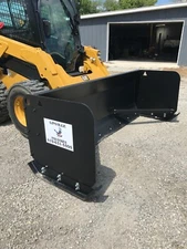 LINVILLE 8'x36" Rubber/Steel Blade SNOW PUSHER box Skid Steer LIFETIME WARRANTY