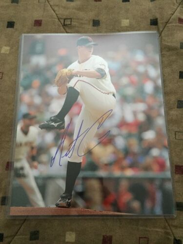 Matt Cain Auto Signed Photo 11x14 Giants  - Picture 1 of 1