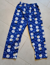 The Children's Place Snowman Sleep Pants Large 10-12 