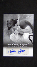 VERY RARE! 2012 LEAF THE LIVING LEGEND AUTOGRAPH ( CHARLIE HUSTLE ) PETE ROSE !!