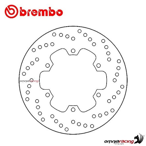 Disque De Frein Arrière Brembo Série Oro Pour Yamaha YZ 250 (1985-1997) - Neuf - Fabriqué En Italie