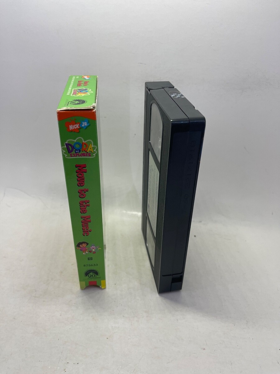 Dora The Explorer Move to the Music VHS Video Tape 2002 Nick