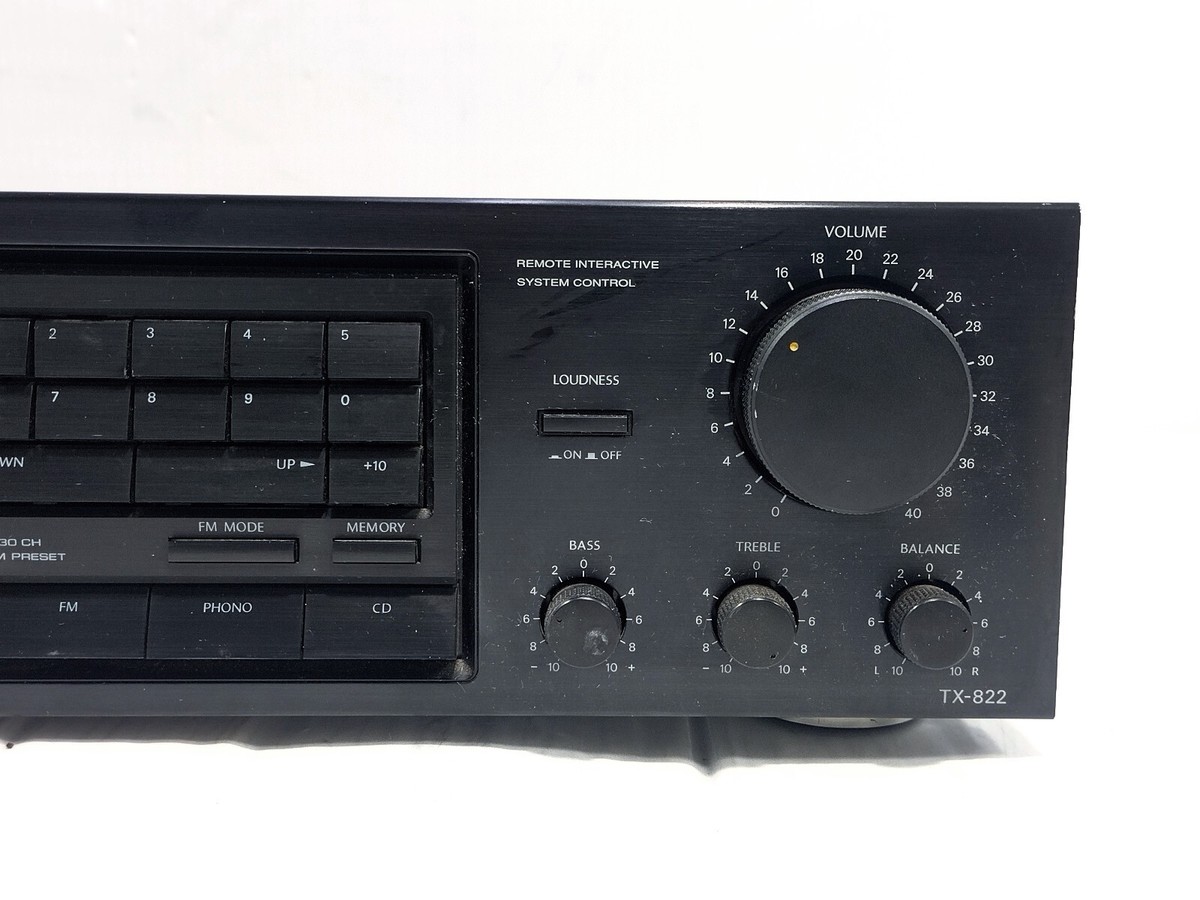 Onkyo TX-822 Stereo Receiver Quartz Synthesized Tuner Amplifier AM