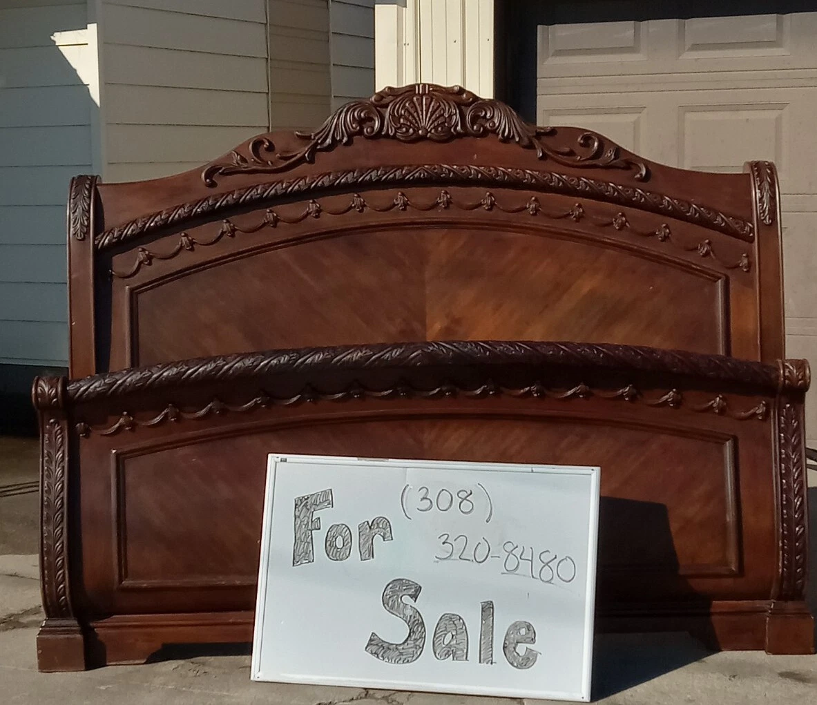North shore sleigh bedroom sale set by ashley