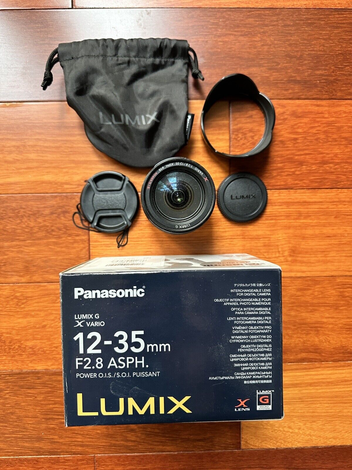 Panasonic Lumix G X Vario mm F.8 Power O.I.S Lens