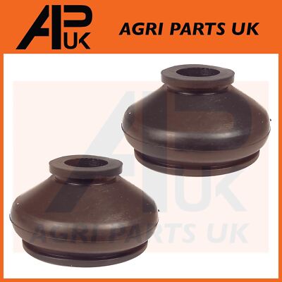 2x Tie Track Rod End Rubber Boot Dust Cover Steering for Massey Ferguson Tractor