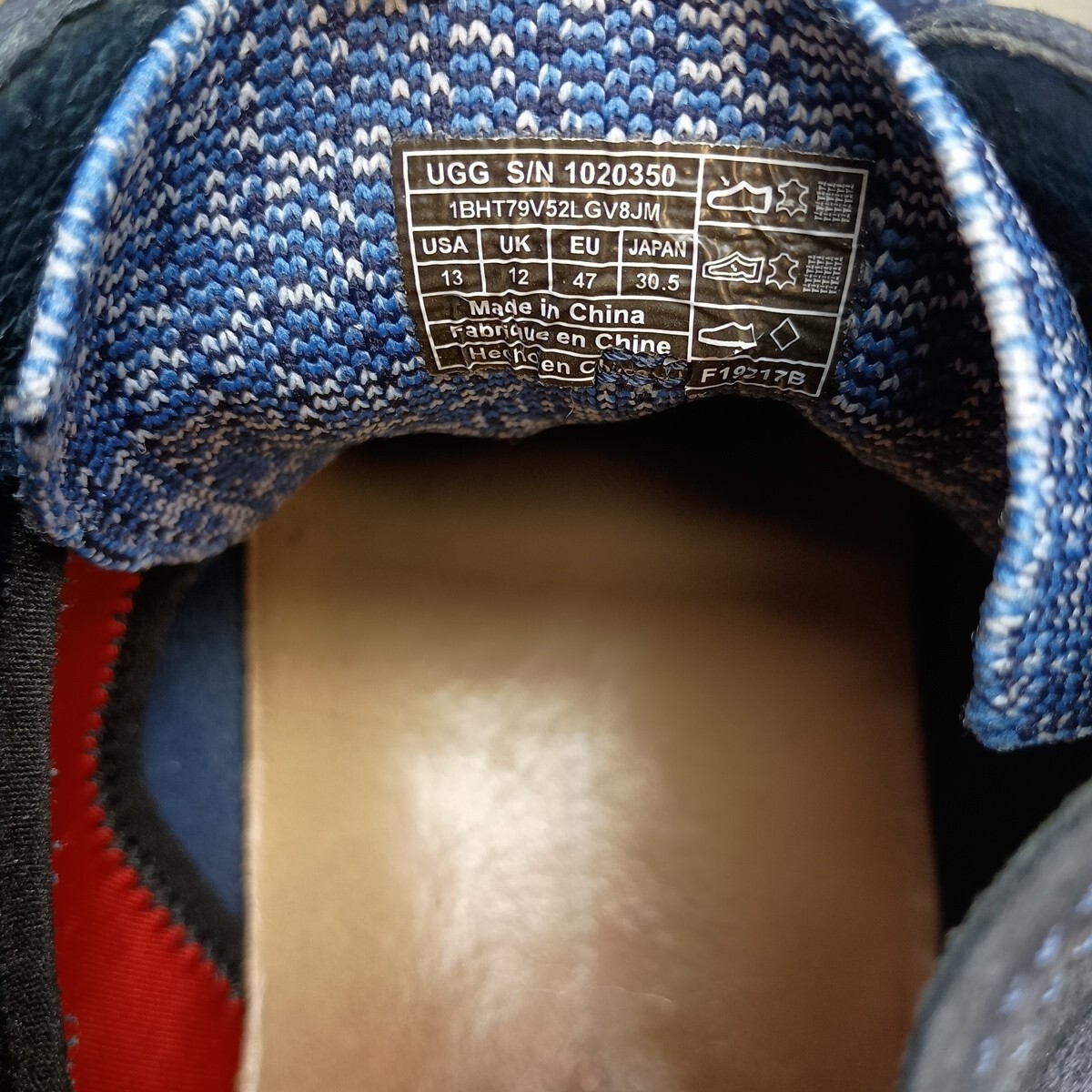UGG NAVY FREAMON HYPERWEAVE 2.0 SNEAKER ANKLE BOOTS MEN US 