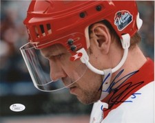 Detroit Red Wings Nicklas Lidstrom Autographed Signed 8x10 Photo JSA COA #1