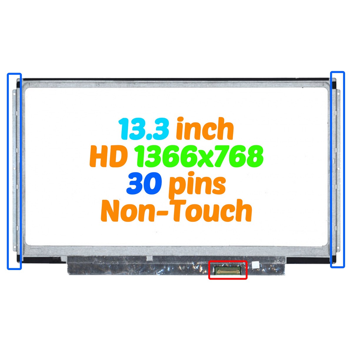 For Dell Latitude 3340 3350 3380 Laptop LED LCD Screen Display