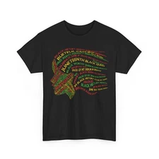 Juneteenth Multiword Woman Face June 19th 1865 African American Women Shirt