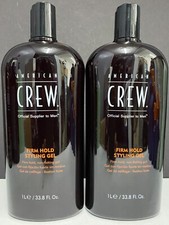 American Crew Firm Hold Styling Gel Non-Flaking - 2 Pack / 33.8 fl oz each