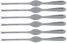 Hummergabel 20 cm solide Ausführung 6 Stück Meeresfrüchtebesteck Hummerbesteck