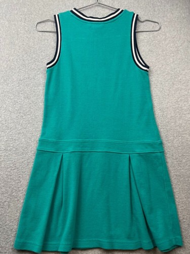 Brooks Brothers Pleated Sleeveless Tennis Dress Green Girls Size L Preppy Green - Picture 2 of 9